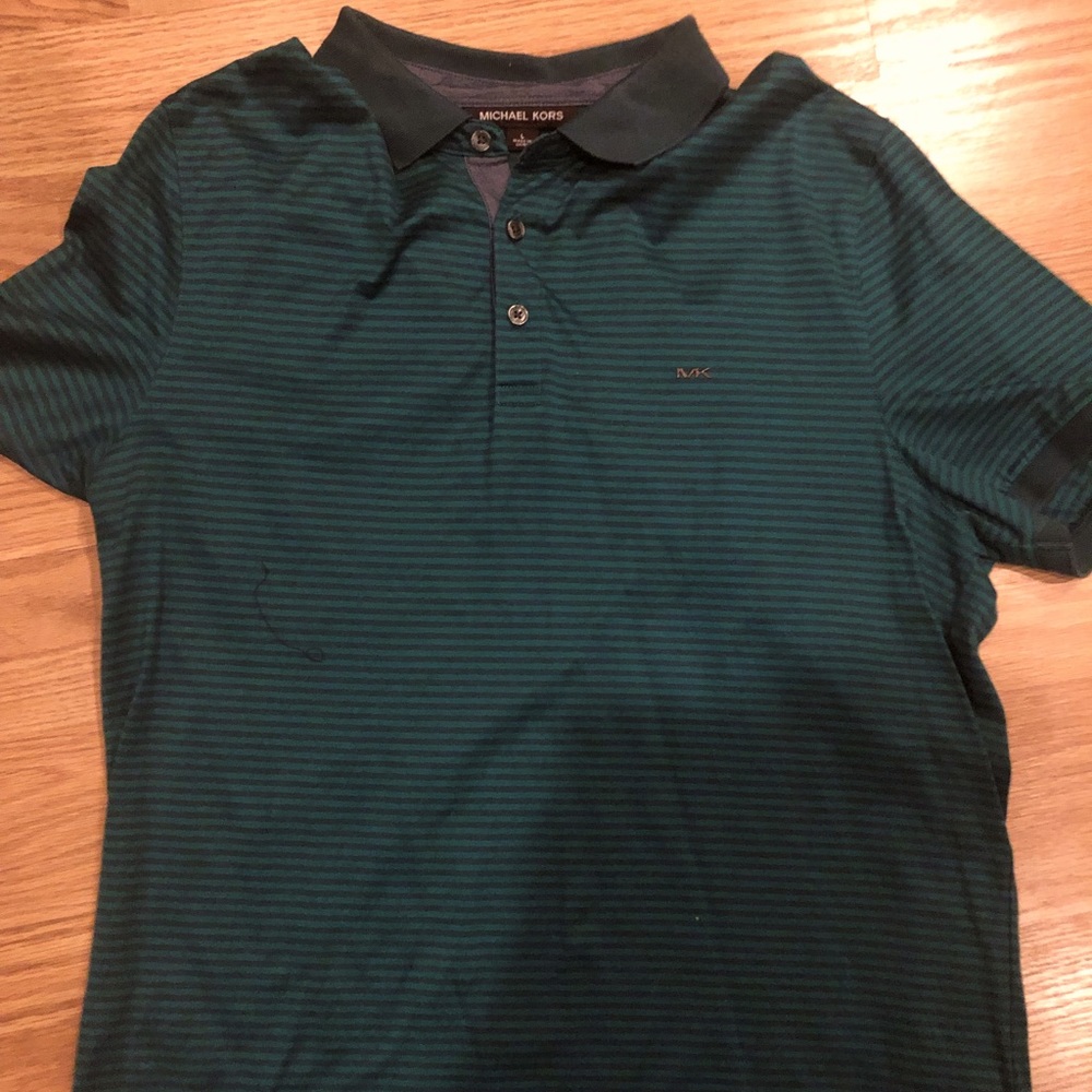 Michael Kors Blue/Green polo